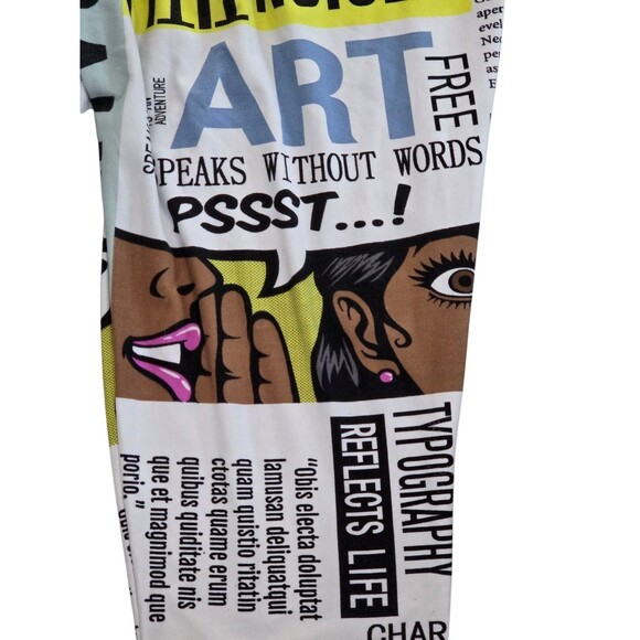 Fire & Fleur Women's 2XL Graphic Editors Journalists Advertising Joggers /Pants - Picture 16 of 16